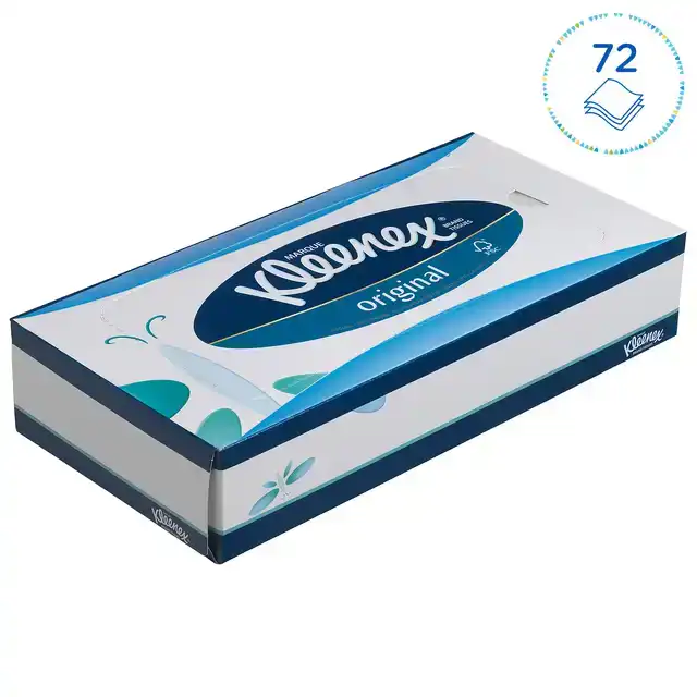 FACIAL TISSUES KLEENEX 3LAAGS 72 VEL