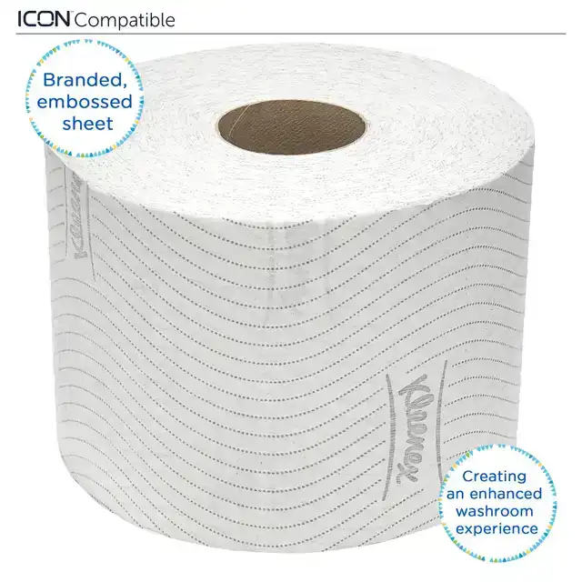 TOILETPAPIER KLEENEX 2LAAGS 600 VEL WIT