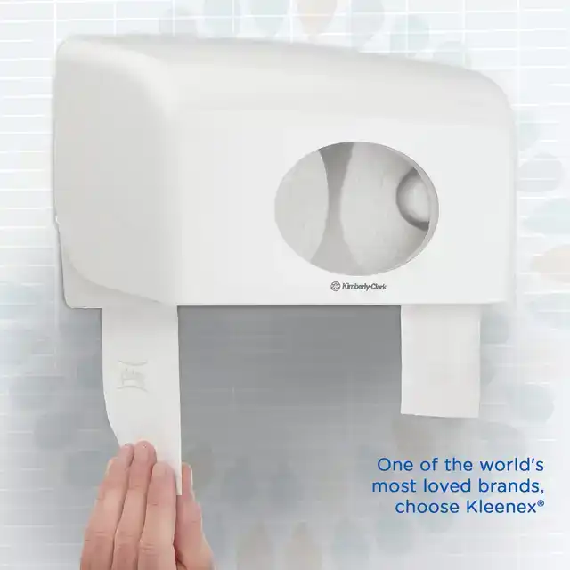 TOILETPAPIER KLEENEX 2LAAGS 600 VEL WIT