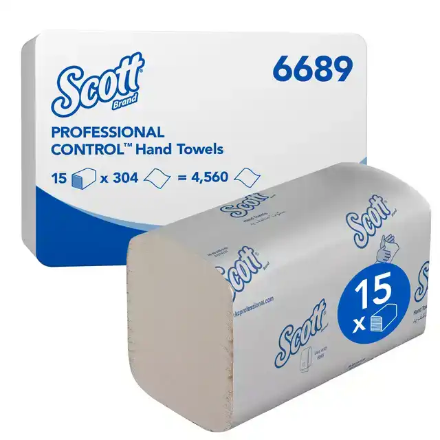 HANDDOEK SCOTT CONTROL 1LAAGS 200X210MM