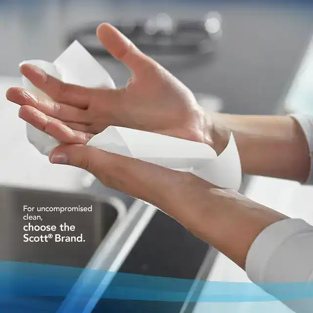 HANDDOEK SCOTT CONTROL 1LAAGS 200X210MM