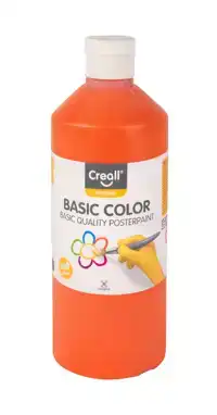 PLAKKAATVERF CREALL BASIC ORANJE 500ML