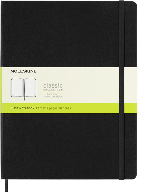 NOTITIEBOEK MOLESKINE XL 190X250 BLC HC