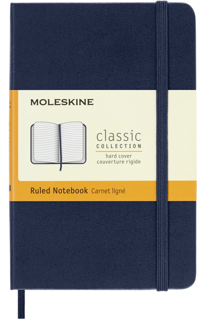 NOTITIEBOEK MOLESKINE POCKET 90X140 LN