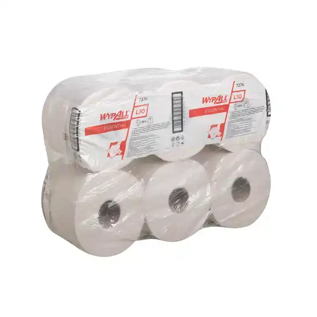 POETSPAPIER WYPALL L10 1LAAGS 300M WIT