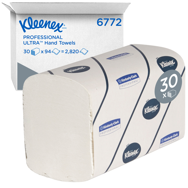 HANDDOEK KLEENEX ULTRA 2LAAGS 215X415MM