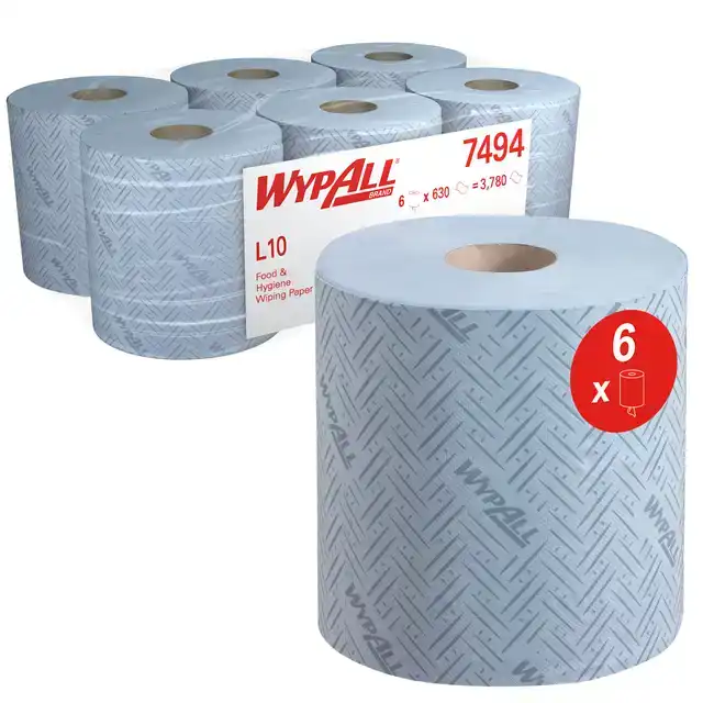 POETSPAPIER WYPALL L10 1LAAGS 630 VEL