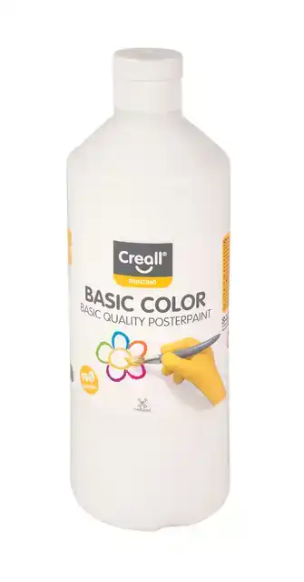 PLAKKAATVERF CREALL BASIC WIT 500ML
