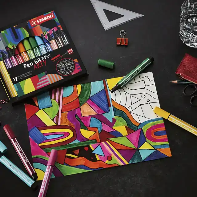 VILTSTIFT STABILO PEN 68/12 MAX ARTY