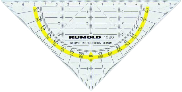 GEODRIEHOEK RUMOLD 1026 160MM