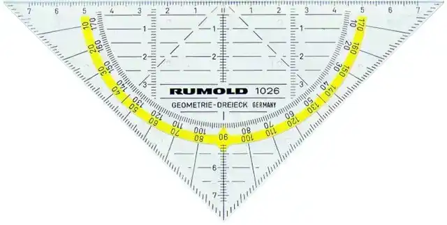 GEODRIEHOEK RUMOLD 1026 160MM