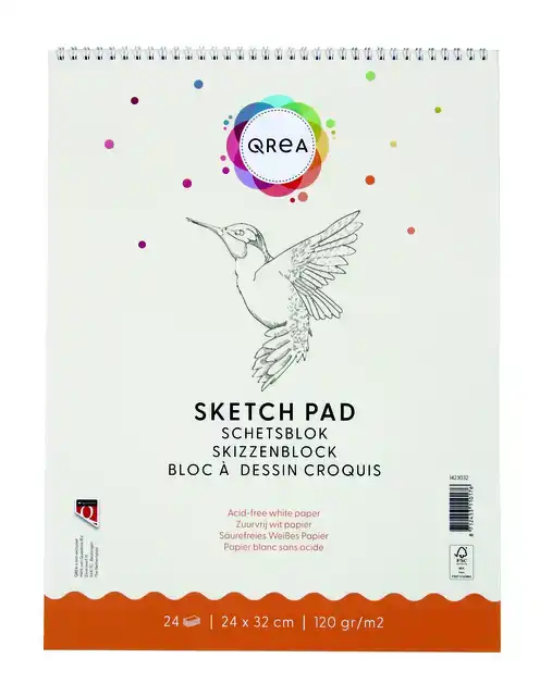 SCHETSBLOK QREA 24X32 24VEL 120GR