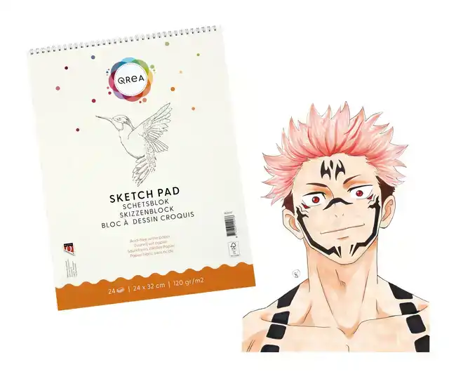 SCHETSBLOK QREA 24X32 24VEL 120GR