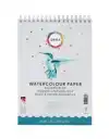 AQUARELBLOK QREA A5 20VEL 200GR SPIRAAL