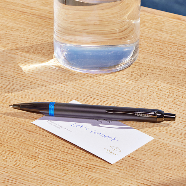 BALPEN PARKER IM BLAUW RING M ZWART