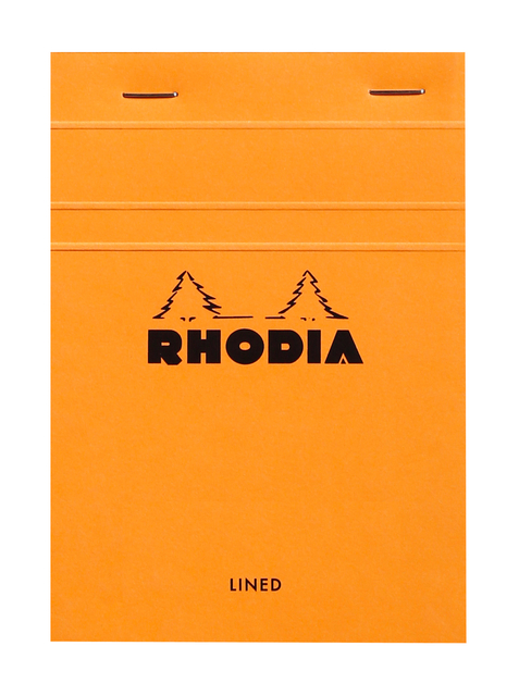 SCHRIJFBLOK RHODIA A6 LIJN 80VEL 80GR