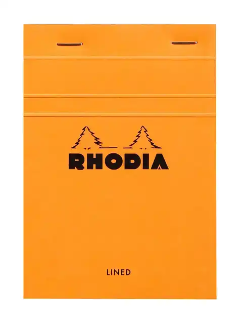 SCHRIJFBLOK RHODIA A6 LIJN 80VEL 80GR