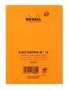 SCHRIJFBLOK RHODIA A6 LIJN 80VEL 80GR