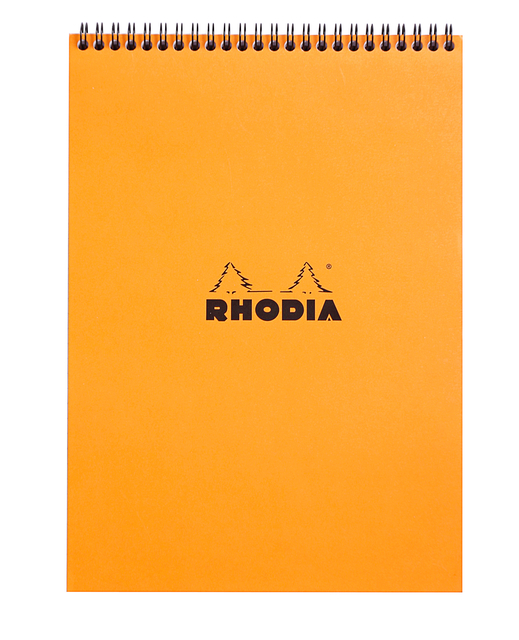 SPIRAALBLOK RHODIA A4 LIJN 160PAG 80GR