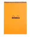 SPIRAALBLOK RHODIA A4 LIJN 160PAG 80GR