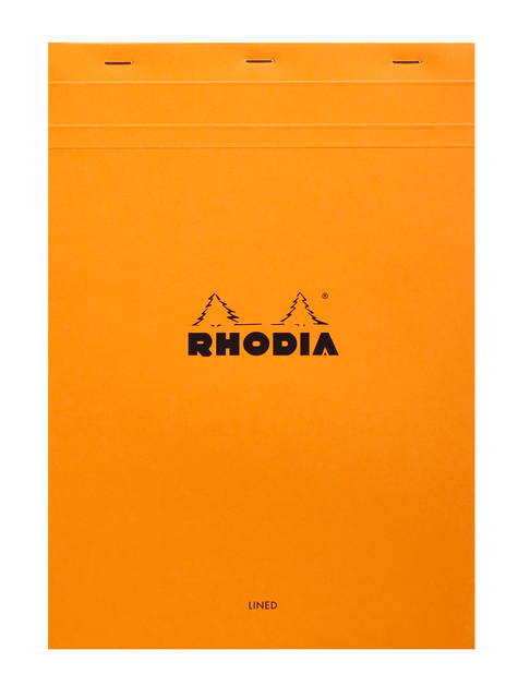 SCHRIJFBLOK RHODIA A4 LIJN 80VEL 80GR