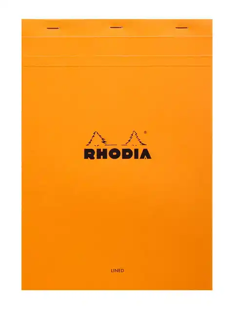 SCHRIJFBLOK RHODIA A4 LIJN 80VEL 80GR