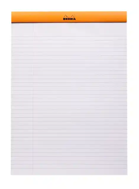 SCHRIJFBLOK RHODIA A4 LIJN 80VEL 80GR