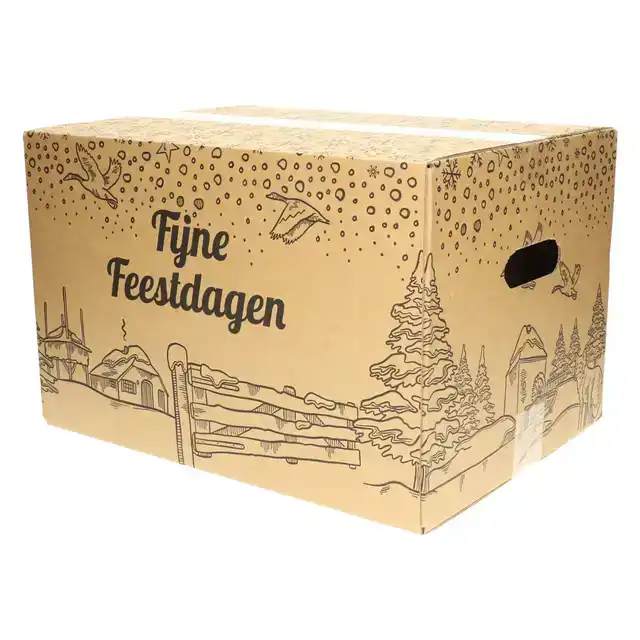 KERSTDOOS BEDRUKT ZWART HOLLAND-2