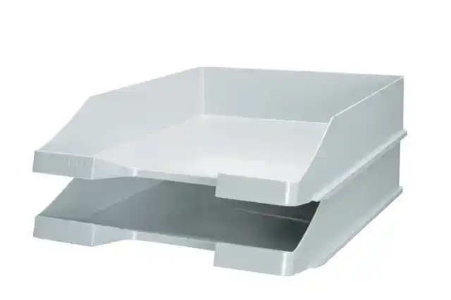 BRIEVENBAK HAN A4 PLASTIC GRIJS