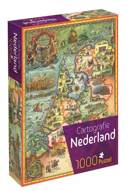 PUZZEL CARTOGRAFIE NEDERLAND 1000