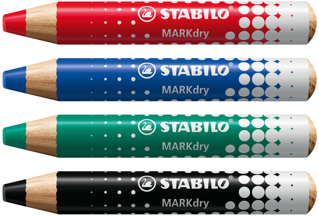 WHITEBOARDPOTLOOD STABILO MARKDRY 648/4