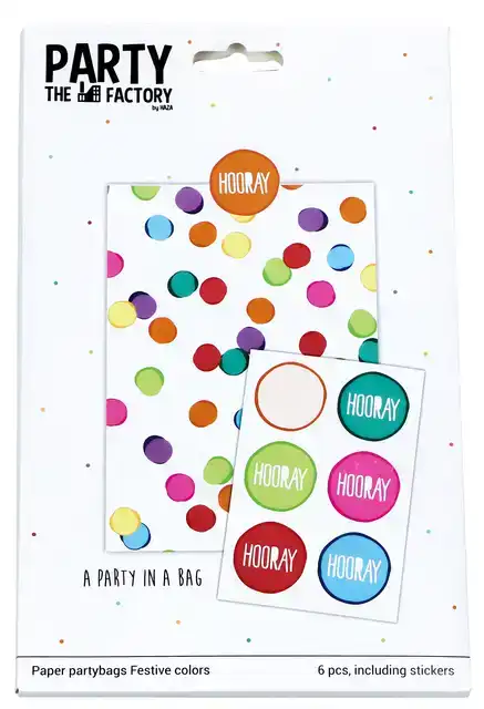UITDEELZAKJES HAZA FESTIVE COLORS MET