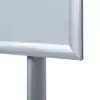 POSTERSTANDAARD 25 MM RECHTE HOEKEN A4