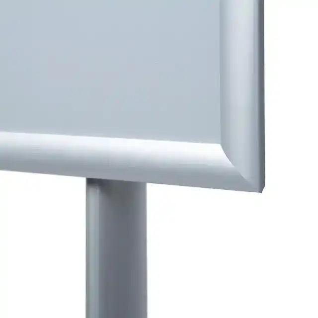 POSTERSTANDAARD 25 MM RECHTE HOEKEN A4