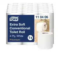 TOILETPAPIER TORK T4 PREMIUM 4LGS WIT