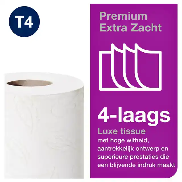 TOILETPAPIER TORK T4 PREMIUM 4LAAGS 150