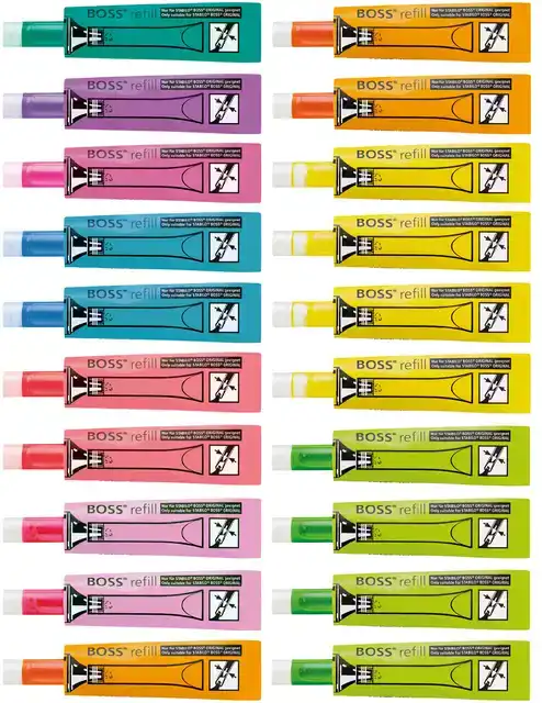 MARKEERSTIFTINKT STABILO 070 ASSORTI