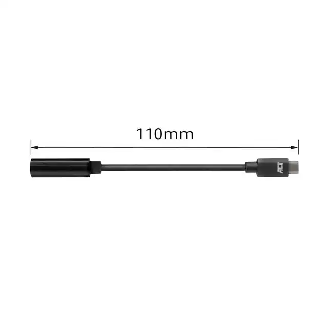 ADAPTER ACT USB-C NAAR 3.5MM AUDIO JACK