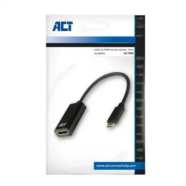 ADAPTER ACT USB-C NAAR HDMI 4K 30HZ