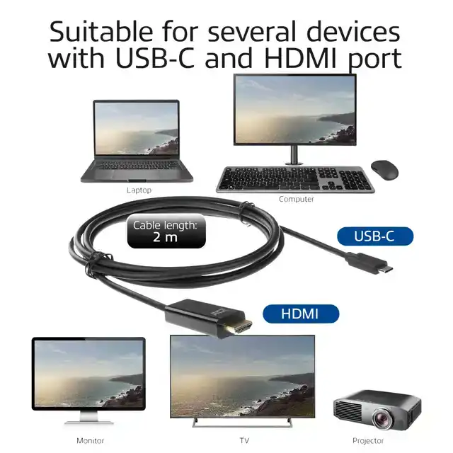 KABEL ACT USB-C NAAR HDMI 4K 60HZ 2