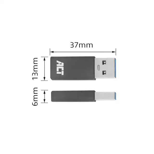 ADAPTER ACT USB-A NAAR USB-C USB 3.2