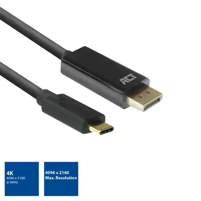 KABEL ACT USB-C NAAR DISPLAYPORT 60HZ 2