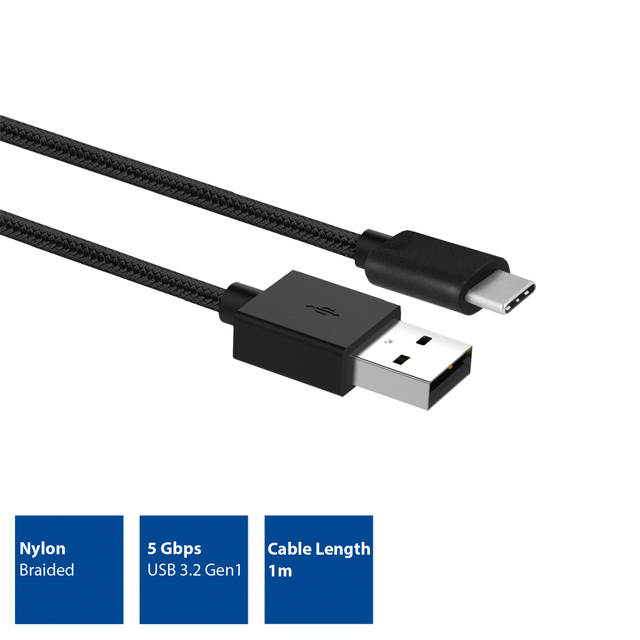 KABEL ACT USB 3.2 NAAR USB-C LAAD -EN
