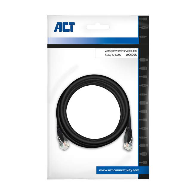 KABEL ACT CAT6 NETWORK KOPER 5 METER