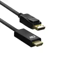 KABEL ACT DISPLAYPORT NAAR HDMI 4K 1.8