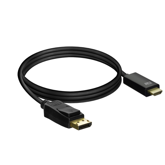 KABEL ACT DISPLAYPORT NAAR HDMI 4K 1.8