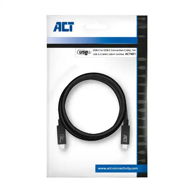 KABEL ACT USB 3.2 USB-C USB-IF GECERT.