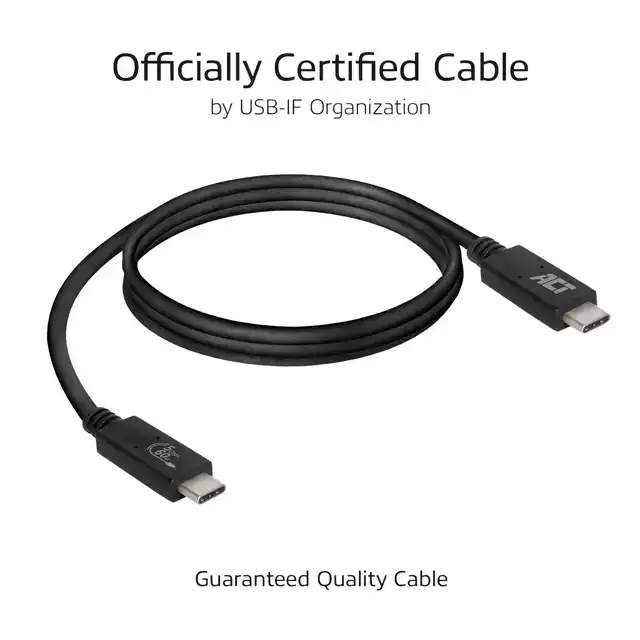 KABEL ACT USB 3.2 USB-C USB-IF GECERT.
