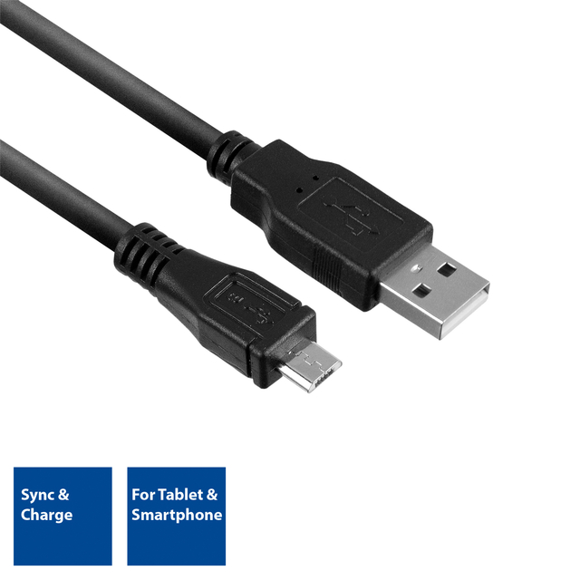 KABEL ACT USB 2.0 NAAR MICROB LAAD -EN