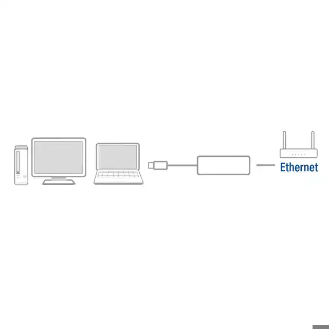 ADAPTER ACT USB-C NAAR GIGABIT ETHERNET